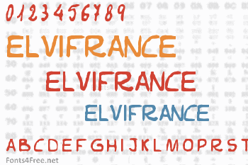 Elvifrance Font