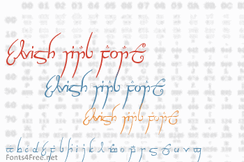 Elvish Ring Font