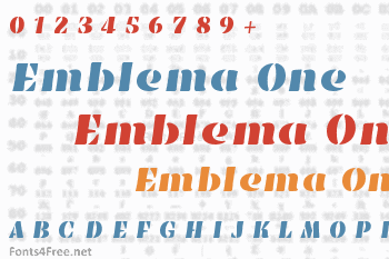 Emblema One Font