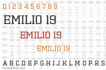 Emilio 19 Font