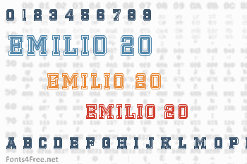 Emilio 20 Font