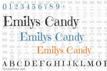 Emilys Candy Font