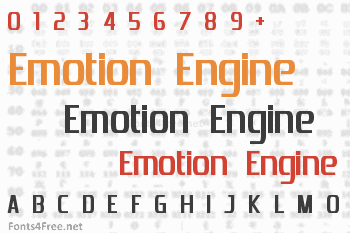 Emotion Engine Font