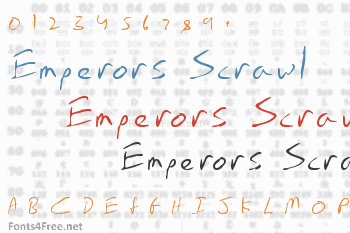 Emperors Scrawl Font