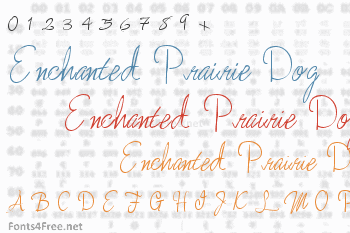 Enchanted Prairie Dog Font