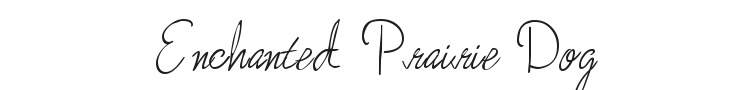 Enchanted Prairie Dog Font Preview