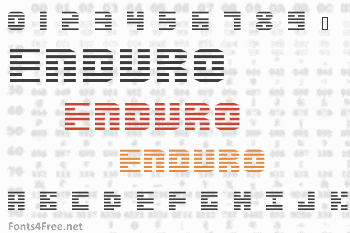 Enduro Font