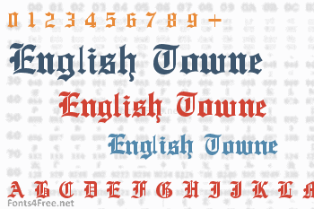 English Towne Font