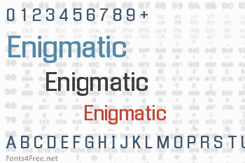 Enigmatic Font