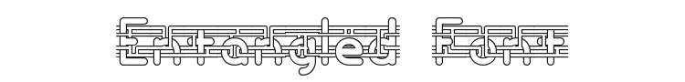 Entangled Font