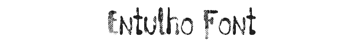 Entulho Font Preview