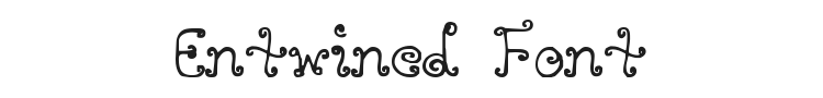 Entwined Font