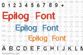 Epilog Font