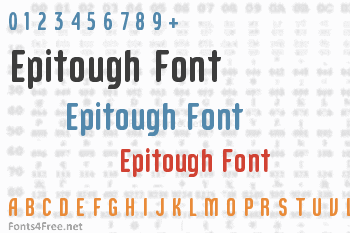 Epitough Font