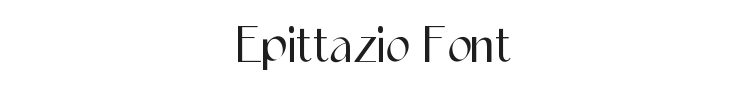 Epittazio Font Preview