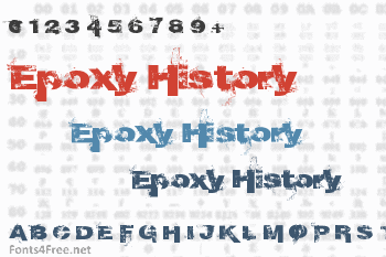 Epoxy History Font