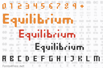 Equilibrium Font