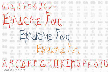 Eradicate Font