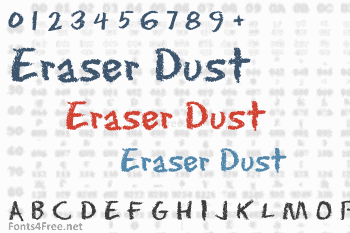 Eraser Dust Font