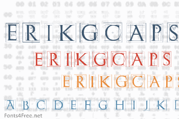 ErikGCaps Font