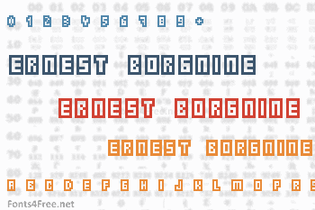 Ernest Borgnine Font