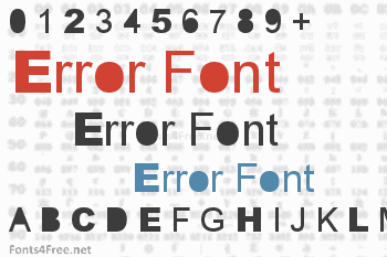 Error Font