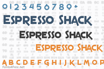 Espresso Shack Font