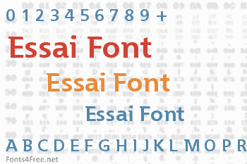 Essai Font