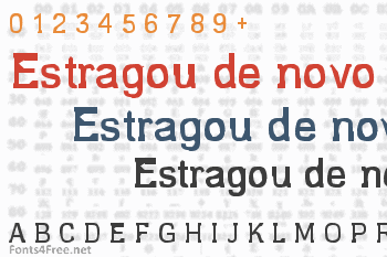 Estragou de novo Font