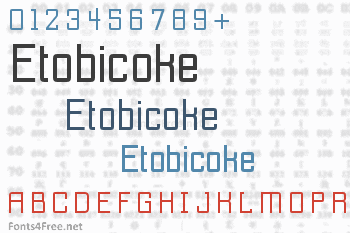 Etobicoke Font