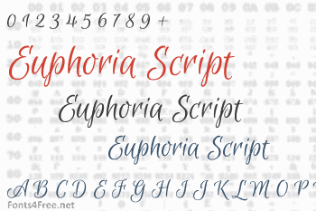 Euphoria Script Font