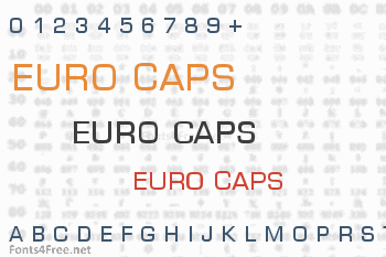 Euro Caps Font