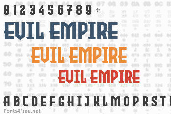 Evil Empire Font