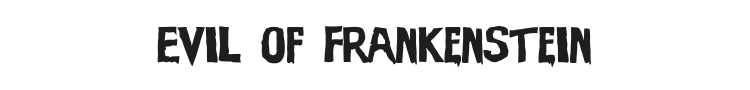 Evil of Frankenstein Font