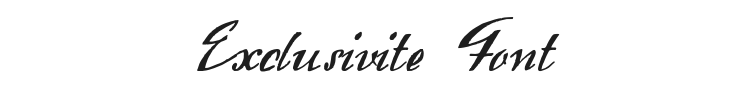 Exclusivite Font