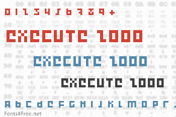 Execute 2000 Font