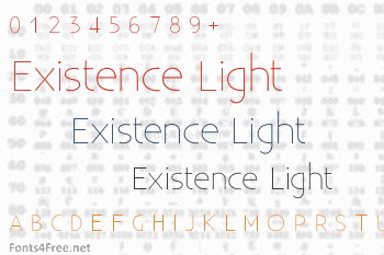 Existence Light Font