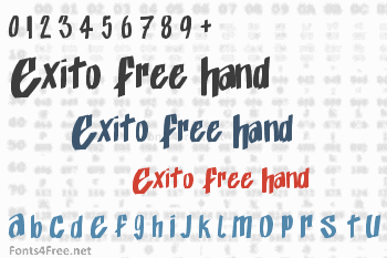 Exito Free Hand Font