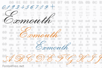 Exmouth Font