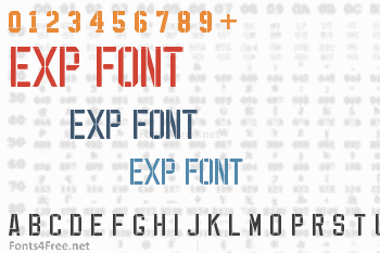 EXP Font