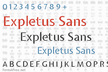 Expletus Sans Font