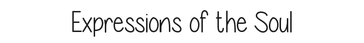 Expressions of the Soul Font