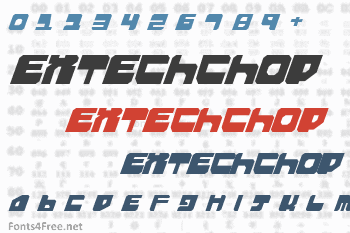 Extechchop Font