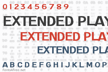 Extended Play Font