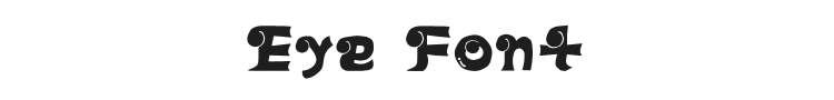 Eye Font Preview