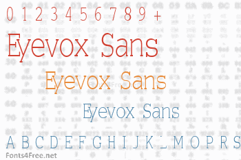 Eyevox Sans Font