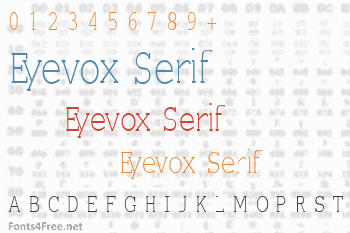 Eyevox Serif Font