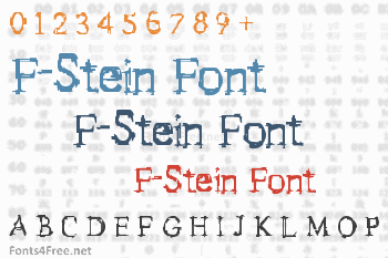 F-Stein Font