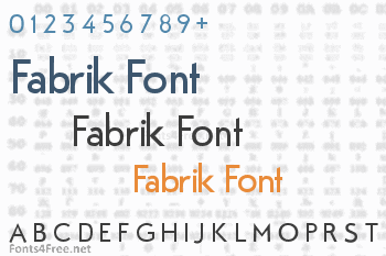 Fabrik Font