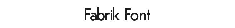 Fabrik Font